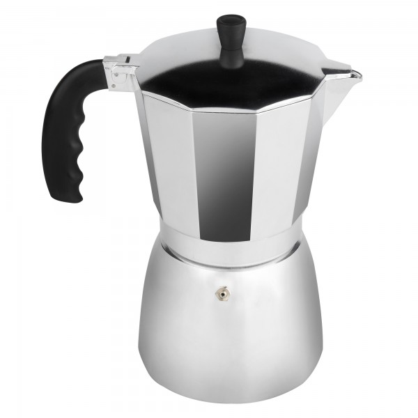 Cafetera aluminio gris  9tazas