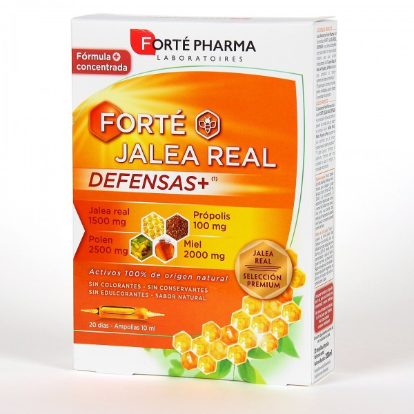 Forte Jalea Real Defensas 20 Ampollas