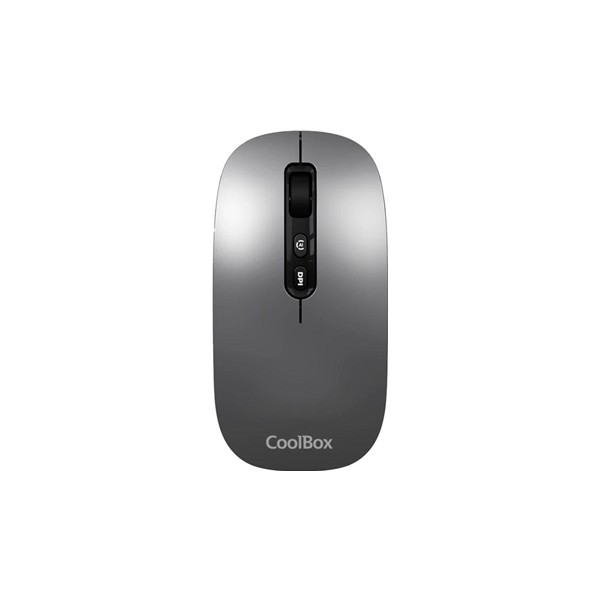 Coolbox ratón w02-ia inalámbrico rf+bt gris
