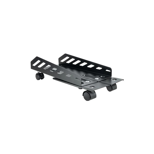 Tooq soporte para cpu de suelo con ruedas negro