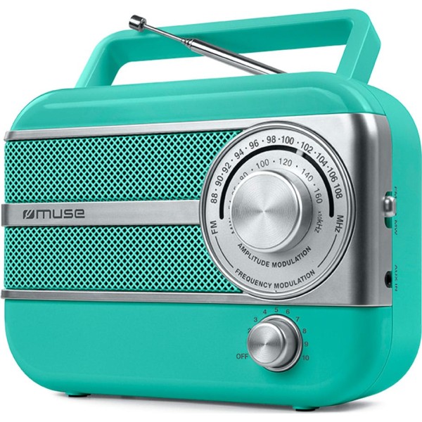 Muse m-056 ag green / radio portátil
