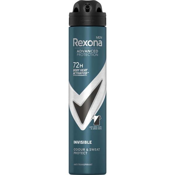 Rexona men invisible desodorante spray 200ml vaporizador